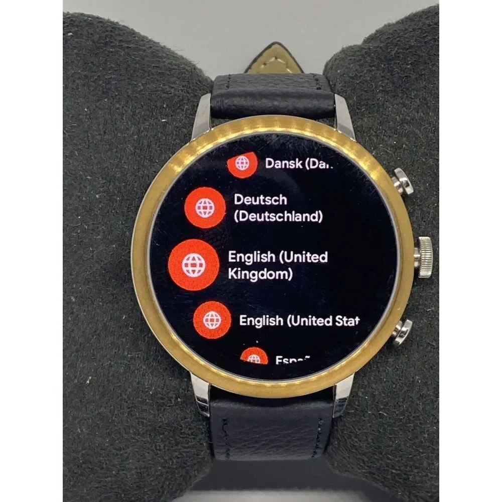 Fossil Gen 4 Authentic Digital Dial Smart Watch Custom Band FTW6016 AB588